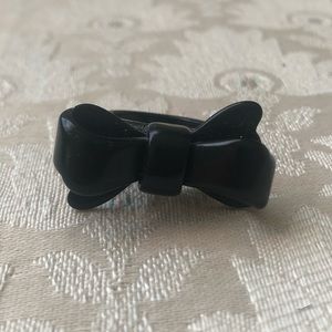 Black Bow Ring